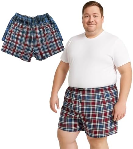 Bigdale Woven Check Boxer Shorts Set of 2 | Men's Underwear in
